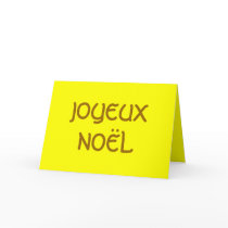INTERNATIONAL FRENCH MERRY CHRISTMAS CARDS