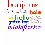 International Hello Tee Shirts