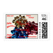 International Language Merry Christmas Stamp by Mbarlondsmith International Language Merry Christmas Stamp