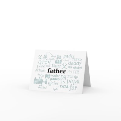 International Language of Dad Card