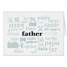 International Language of Dad Card