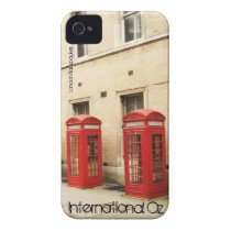 International Oz - London Backpacker iPhone Case Case-mate Iphone 4 Case