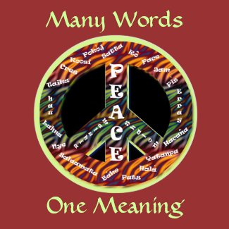 International Peace Sign Poster print
