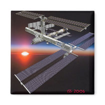 International Space Station - August 2006 magnets by moxieann International Space Station - August 2006 magnets