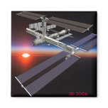 International Space Station - August 2006 Refrigerator Magnet