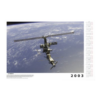 International Space Station Calendar for 2003 Posters by tiggerntatie