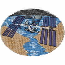 International Space Station embroidered shirts by ZazzleEmbroidery International Space Station embroidered shirts