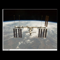 International Space Station postcards