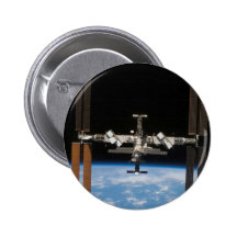 International Space Station -- Seen from Atlantis Pins