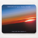 International Space Station Sunset mousepads by moxieann International Space Station Sunset mousepads