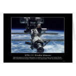 International Space Stationview from NASA STS-111 Greeting Cards