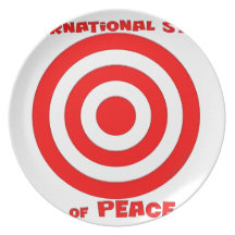 International Symbol of Peace Dinner Plates