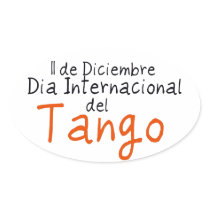 International Tango Day Sticker