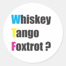 International wtf sticker