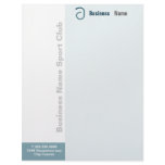 internet business letterhead with arrow logo