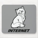 Internet Cat Mouse Pad