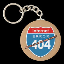 Internet Error 404 keychains