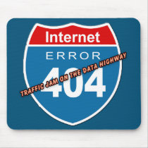 Internet Error 404 Mousepad