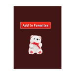Internet favorites folder postcards