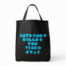 Internet Killed the Video Star 80s retro bags by BoogieMonst Internet Killed the Video Star 80s retro bags