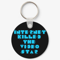 Internet Killed the Video Star 80s retro keychains by BoogieMonst Internet Killed the Video Star 80s retro keychains