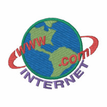 Internet Logo embroidered shirts