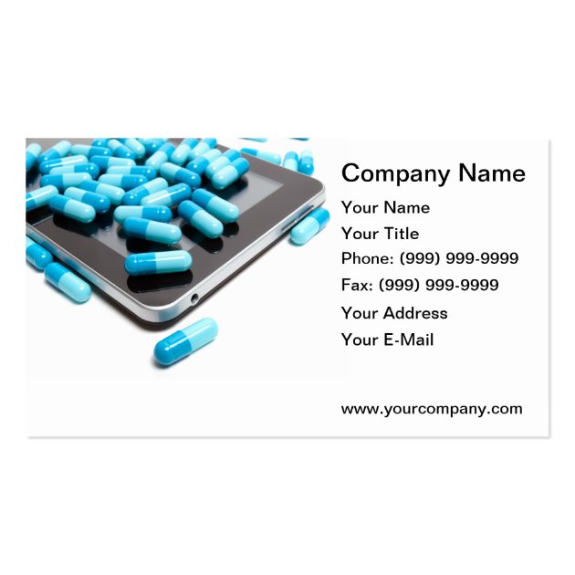 Internet pharmacy business card template Internet pharmacy business card template