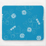 internet seamless pattern mousepad