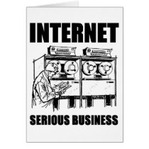 Internet Serious Business cards by MemeRegime Internet Serious Business cards
