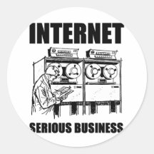 Internet Serious Business Sticker