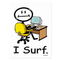 Internet Surfer postcards