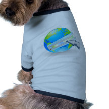 Internet web search concept doggie t-shirt