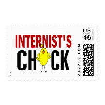 INTERNIST’S CHICK POSTAGE STAMP