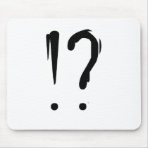 Interobang mousepads