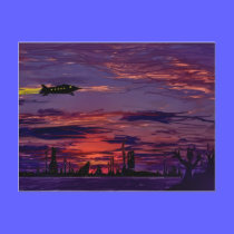 Interplanetary Commute postcard