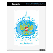 interpol russia badge decals for NOOK