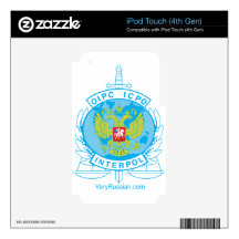 interpol russia badge iPod touch 4G decals