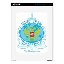 interpol russia badge skin for iPad