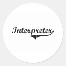 Interpreter Professional Job Stickers