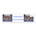 Interracial Donuts Bumper Stickers