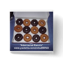 Interracial Donuts buttons
