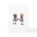 Interracial Gay Couple Greeting Card