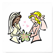 Interracial Lesbian Brides posters