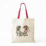 Interracial Lesbian Lovers Canvas Bags