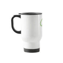Interrobang! Green Glass mugs by Grammarati Interrobang! Green Glass mugs