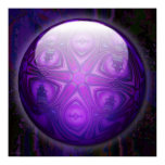 Intersect Mandala Jewel Print posters