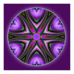 Intersect Mandala Print posters