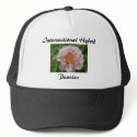 Intersectional Peony Hat, Black