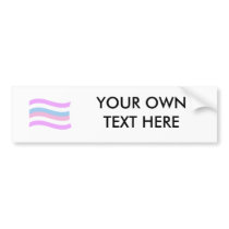INTERSEX FLAG WAVING BUMPER STICKERS