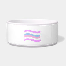 INTERSEX FLAG WAVING PET BOWL